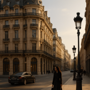 Elegant Urban Masterpiece – Modern Cityscape Digital Wall Art