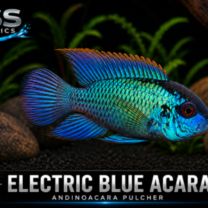 Electric Blue Acara (Premium Live Fish)