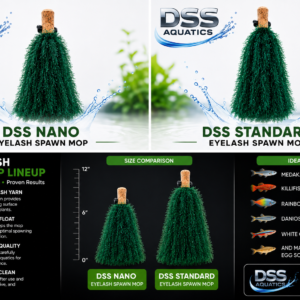 DSS Standard Spawn Mop– Handmade Eyelash Yarn Breeding Mop